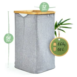 Wäschekorb Eckig Bambus Baumwollleinen Einfacher Aufbau 15 Wäschekorb Eckig Bambus Baumwollleinen Einfacher Aufbau -Weinkühlschränke Verkäufe 10037999 yy 0008 logo