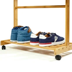 Garderobe Ablage Kleiderständer 57,5 X 173cm Asymmetrisch Bambus -Weinkühlschränke Verkäufe 10038021 yy 0005 logo