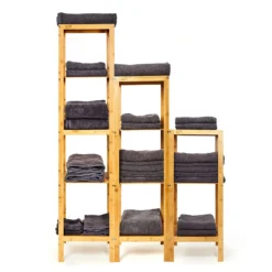 Regal Mehrzweckregal 3 Etagen 34x80x33cm (BxHxT) Kombinierbar Bambus -Weinkühlschränke Verkäufe 10038052 yy 0006 logo