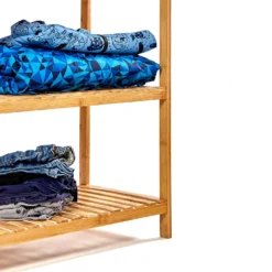 Regal Mehrzweckregal 5 Etagen 60x117,5x35cm (BxHxT) Bambus -Weinkühlschränke Verkäufe 10038074 yy 0005 logo