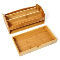 Schreibtischorganizer Mit Schublade 3 Fächer 27,5x11x15 Cm 100% Bambus 13 Schreibtischorganizer Mit Schublade 3 Fächer 27,5x11x15 Cm 100% Bambus -Weinkühlschränke Verkäufe 10038131 yy 0007 logo