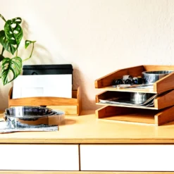 Ablagefach Dokumentenfach Edles Design Maße: 25,3 X 5,8 X 33 Cm Bambus -Weinkühlschränke Verkäufe 10038150 yy 0004 logo