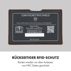 Coin Pocket Mit RFID-Schutzkarte Für ZNAP Slim Wallets 8 Und 12 Druckknopf -Weinkühlschränke Verkäufe 10038679 de 0005 logo