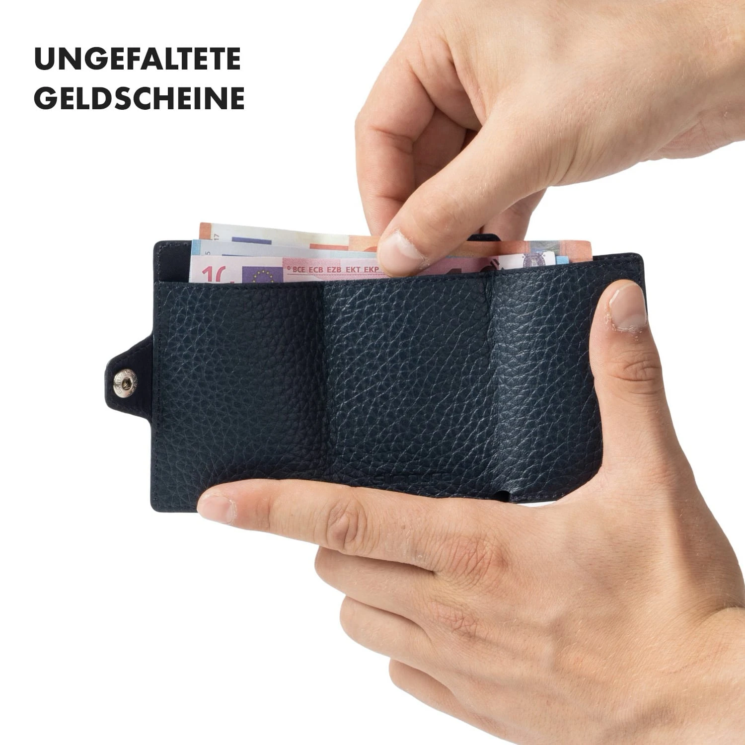 ZNAP Slim Wallet 12 Karten Münzfach 8 X 1,8 X 6 Cm (BxHxT) RFID-Schutz 4 ZNAP Slim Wallet 12 Karten Münzfach 8 X 1,8 X 6 Cm (BxHxT) RFID-Schutz – Bild 4