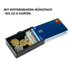 ZNAP Slim Wallet 12 Karten Münzfach 8 X 1,8 X 6 Cm (BxHxT) RFID-Schutz 12 ZNAP Slim Wallet 12 Karten Münzfach 8 X 1,8 X 6 Cm (BxHxT) RFID-Schutz -Weinkühlschränke Verkäufe 10038762 de 0005 logo