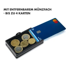 ZNAP Slim Wallet 8 Karten Münzfach 8 X 1,5 X 6 Cm (BxHxT) RFID-Schutz -Weinkühlschränke Verkäufe 10038792 de 0005 logo