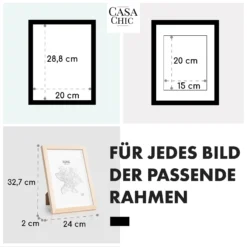 Edinburgh Bilderrahmen Rechteckig A4 28,8 X 20 Cm Fotos Passepartout Echtholz -Weinkühlschränke Verkäufe 10039277 de 0005 usp