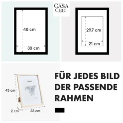 Edinburgh Bilderrahmen Rechteckig 30 X 40 Cm Fotos Passepartout Echtholz -Weinkühlschränke Verkäufe 10039282 de 0005 usp