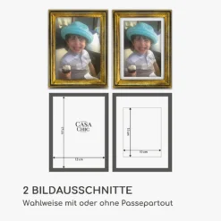 Lancaster Bilderrahmen Rechteckig 17 X 12 Cm Fotos Passepartout Holz -Weinkühlschränke Verkäufe 10039302 de 0007 logo