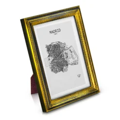 Lancaster Bilderrahmen Rechteckig 17 X 12 Cm Fotos Passepartout Holz