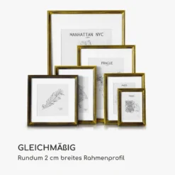 Lancaster Bilderrahmen Rechteckig DIN A4 Fotos Passepartout Holz -Weinkühlschränke Verkäufe 10039314 de 0006 logo