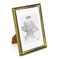 Lancaster Bilderrahmen Rechteckig DIN A4 Fotos Passepartout Holz