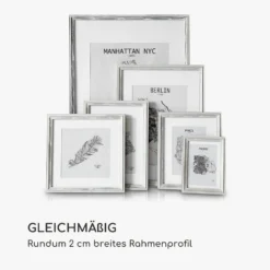 Lancaster Bilderrahmen Rechteckig 24,8 X 19,3 Cm Fotos Passepartout Holz -Weinkühlschränke Verkäufe 10039316 de 0006 logo