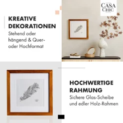 Bristol Bilderrahmen Glasscheibe 25 X 25 Cm Mit Passepartout Echtholz -Weinkühlschränke Verkäufe 10039322 de 0003 usp