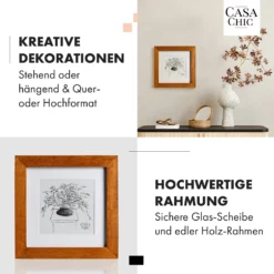 Bristol Bilderrahmen Glasscheibe 15 X 15 Cm Mit Passepartout Echtholz -Weinkühlschränke Verkäufe 10039324 de 0003 usp