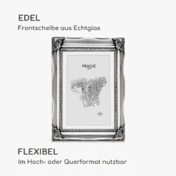 Regent Bilderrahmen Rechteckig 17 X 12 Cm Fotos Passepartout Glas Rokoko -Weinkühlschränke Verkäufe 10039335 de 0003 logo