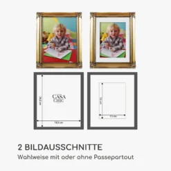 Regent Bilderrahmen Rechteckig 25 X 20 Cm Fotos Passepartout Glas Rokoko -Weinkühlschränke Verkäufe 10039344 de 0006 logo