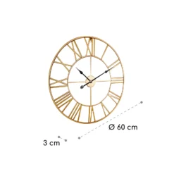Queensway 60 Wanduhr Metallrahmen Geräuschlos Ø 60 Cm -Weinkühlschränke Verkäufe 10039371 yy 0007 logo