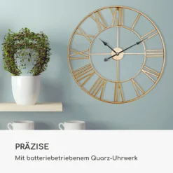 Queensway 80 Wanduhr Metallrahmen Geräuschlos Ø 76 Cm -Weinkühlschränke Verkäufe 10039373 de 0005 logo