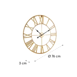 Queensway 80 Wanduhr Metallrahmen Geräuschlos Ø 76 Cm -Weinkühlschränke Verkäufe 10039373 yy 0007 logo