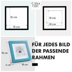 Clapton Bilderrahmen Quadratisch 15 X 15 Cm Fotos Passepartout Glas -Weinkühlschränke Verkäufe 10039413 de 0005 usp
