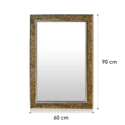 Watford Wandspiegel 90 X 60 Cm Echtholz Glasfliesen Mit Mosaikeffekt -Weinkühlschränke Verkäufe 10039416 yy 0007 logo