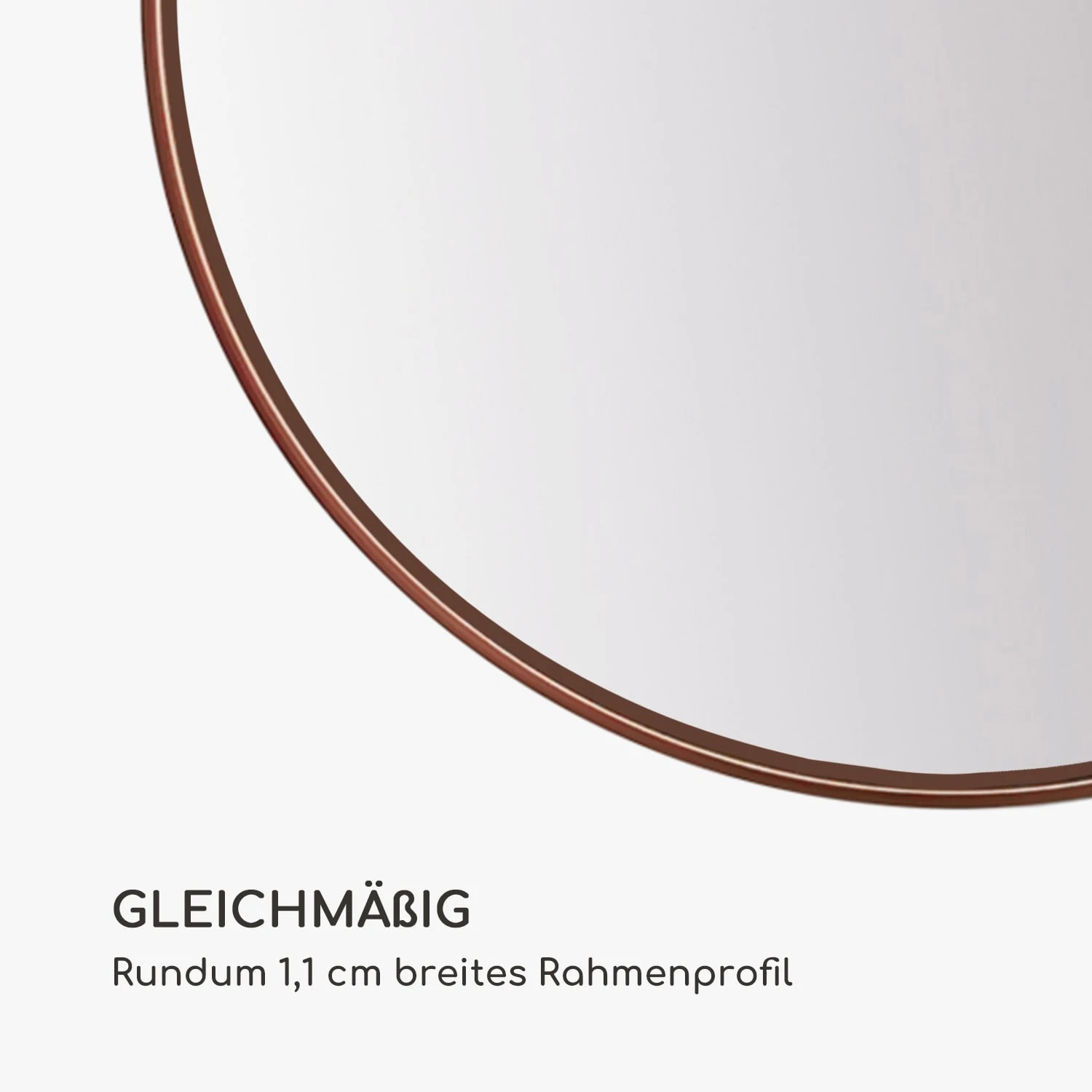 Fournier Wandspiegel Metallrahmen Rund 58,8 X 58,8 Cm 5 Fournier Wandspiegel Metallrahmen Rund 58,8 X 58,8 Cm – Bild 5