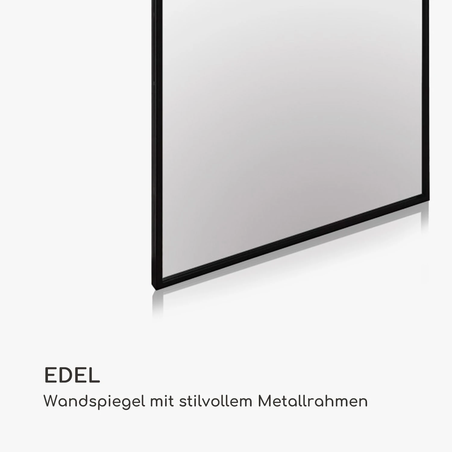 Croxley Wandspiegel Metallrahmen Rechteckig 90 X 60 Cm 4 Croxley Wandspiegel Metallrahmen Rechteckig 90 X 60 Cm – Bild 4