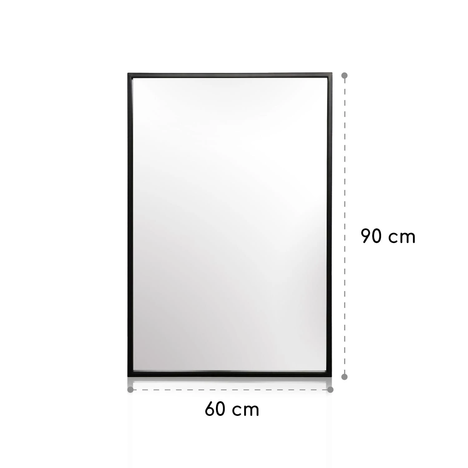 Croxley Wandspiegel Metallrahmen Rechteckig 90 X 60 Cm 6 Croxley Wandspiegel Metallrahmen Rechteckig 90 X 60 Cm – Bild 6