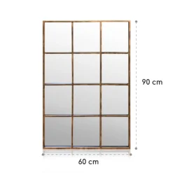 Soho Fensterspiegel Metallrahmen Rechteckig 90 X 60 Cm Vintage -Weinkühlschränke Verkäufe 10039503 yy 0006 logo