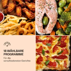 Vigor Air Heißluftfritteuse 1800 W 30 Liter 18 Programme -Weinkühlschränke Verkäufe 10039941 de 0004 logo