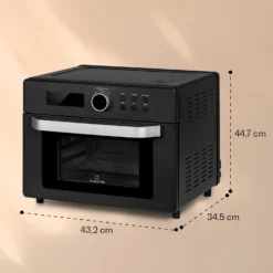 Prime Air Heißluftfritteuse 1500W 23l Timer 8 Programme -Weinkühlschränke Verkäufe 10040025 yy 0007 dimensions