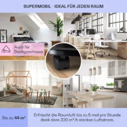 New Breeze 9 Mobile Klimaanlage 4-in-1 9.000 BTU / 2,6 KW EEK A Bodenrollen Timer -Weinkühlschränke Verkäufe 10040154 de 0005 usp