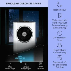 Kraftwerk Eco Smart 11 Klimaanlage 3-in-1 11500 BTU App Fernbedienung -Weinkühlschränke Verkäufe 10040189 de 0004 logo