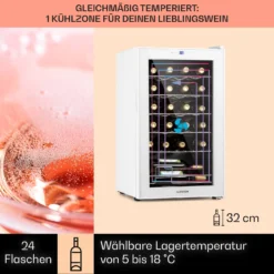 Shiraz 24 Uno Weinkühlschrank 63l 24Fl Touch-Bedienfeld 5-18°C 10 Shiraz 24 Uno Weinkühlschrank 63l 24Fl Touch-Bedienfeld 5-18°C -Weinkühlschränke Verkäufe 10040217 de 0003 logo