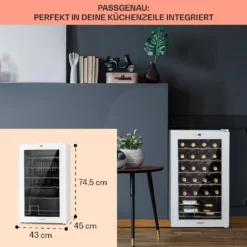 Shiraz 24 Uno Weinkühlschrank 63l 24Fl Touch-Bedienfeld 5-18°C 13 Shiraz 24 Uno Weinkühlschrank 63l 24Fl Touch-Bedienfeld 5-18°C -Weinkühlschränke Verkäufe 10040217 de 0006 logo