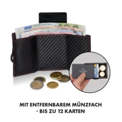 ZNAP Airtag Wallet 12 Karten Münzfach 9x1,8x6 Cm (BxHxT) RFID-Schutz -Weinkühlschränke Verkäufe 10040313 de 0004 logo