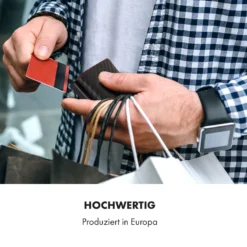 ZNAP Airtag Wallet 12 Karten Münzfach 9x1,8x6 Cm (BxHxT) RFID-Schutz -Weinkühlschränke Verkäufe 10040313 de 0006 logo