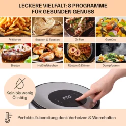 Klarstein Crisp-Pro 4,3L Air Fry Stainless Steel -Weinkühlschränke Verkäufe 10041145 de 0003 logo