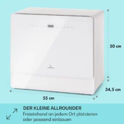 Emerald 5 Slim Geschirrspüler Freistehend 7 Programme Touch-Control -Weinkühlschränke Verkäufe 10041185 de 0005 usp