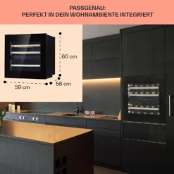 Rhône 25 Duo Weinkühlschrank Kompression 2 Zonen 75 Ltr / 25 Flaschen -Weinkühlschränke Verkäufe 10041239 de 0006 usp