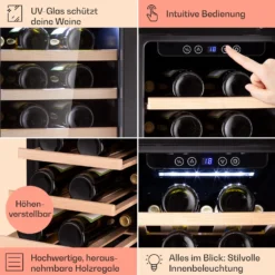 Vinovilla 29 Built-In Weinkühlschrank 81 L / 29 Fl. Glastür Edelstahl -Weinkühlschränke Verkäufe 10041304 de 0005 logo