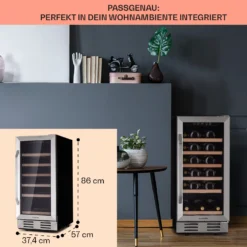 Vinovilla 29 Built-In Weinkühlschrank 81 L / 29 Fl. Glastür Edelstahl -Weinkühlschränke Verkäufe 10041304 de 0006 logo
