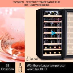 Barossa 38 Uno Weinkühlschrank 1 Zone 94 Ltr 38 Fl Touch-Display 11 Barossa 38 Uno Weinkühlschrank 1 Zone 94 Ltr 38 Fl Touch-Display -Weinkühlschränke Verkäufe 10041306 de 0003 usp
