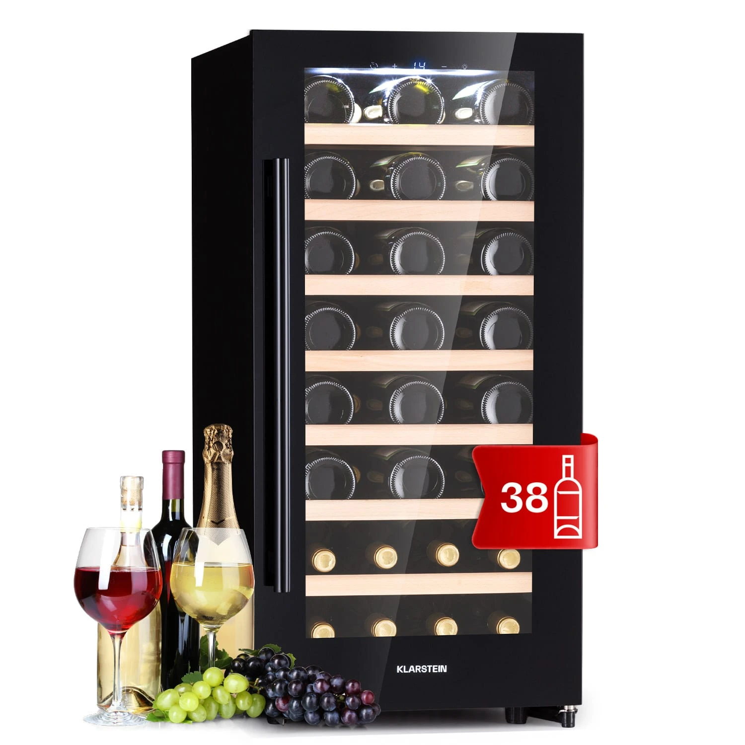 Barossa 38 Uno Weinkühlschrank 1 Zone 94 Ltr 38 Fl Touch-Display 1 Barossa 38 Uno Weinkühlschrank 1 Zone 94 Ltr 38 Fl Touch-Display
