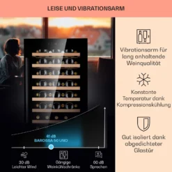 Barossa 50 Uno Weinkühlschrank 1 Zone 120 Ltr 50 Fl Touch-Display -Weinkühlschränke Verkäufe 10041307 de 0004 logo