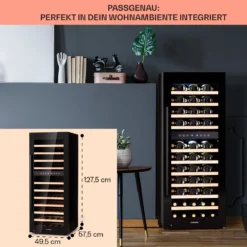 Barossa 73 Duo Weinkühlschrank 2 Zonen 192 Ltr 73 Fl Touch-Display -Weinkühlschränke Verkäufe 10041308 de 0006 logo