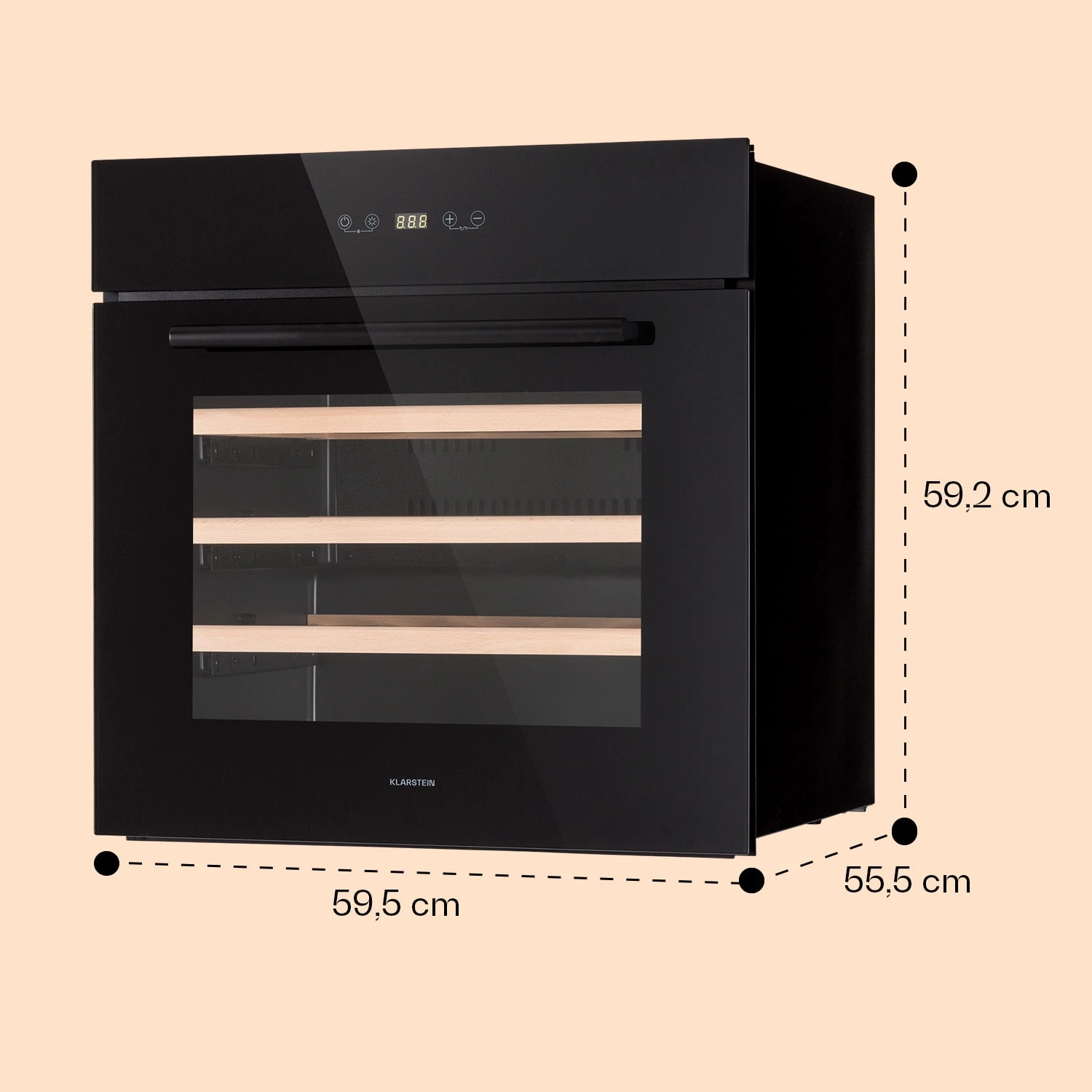 Vinsider 30 Built-In Uno Einbau-Weinkühlschrank 30 Flaschen 77 Ltr Edelstahl 8 Vinsider 30 Built-In Uno Einbau-Weinkühlschrank 30 Flaschen 77 Ltr Edelstahl – Bild 8