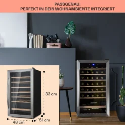 Vinamour 32 Uno Weinkühlschrank 1 Zone 95 L / 36 Flaschen 4-18°C Touch 14 Vinamour 32 Uno Weinkühlschrank 1 Zone 95 L / 36 Flaschen 4-18°C Touch -Weinkühlschränke Verkäufe 10041393 de 0006 usp