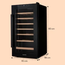 Barossa 29 Uno Weinkühlschrank 1 Zone 88 Ltr / 28 Fl Touch-Display -Weinkühlschränke Verkäufe 10041397 yy 0008 dimensions